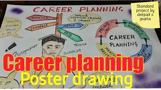 career planning poster drawing careerplanning career careerguidance careergoals posterdrawing [upl. by Mosby]