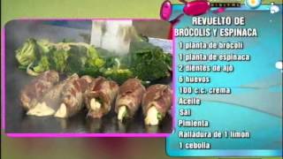 Arrolladitos de carne con revuelto de brócoli y espinaca Parte 2 [upl. by Iahc]