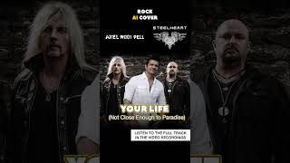 MILJENKO MATIJEVIC STEELHEART  YOUR LIFE Not Close Enough to Paradise Axel Rudi Pell aicover [upl. by Aibonez]