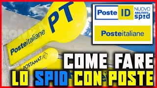 COME FARE LO SPID CON POSTE ID  POSTE ITALIANE tutorial  SEMPLICE E VELOCE posteitaliane [upl. by Doelling]