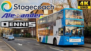 Stagecoach South 5 Farnham to Aldershot via Upper Hale Heath End Alexander ALX400 Dennis Trident [upl. by Marin]