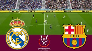 Real Madrid vs Barcelona Final 2024 Partido Completo Simulación de Videojuegos PES 2021 [upl. by Anihsak203]