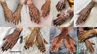 Mahandi ki digainMandhi digene simplemehndi designlatest mehndi design 2024mahdi ka dizain [upl. by Skinner138]