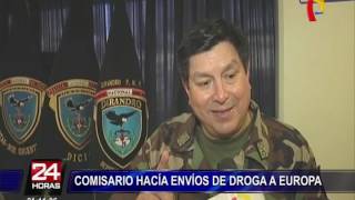 Comandante PNP detenido con droga fue llevado a Dirandro 22 [upl. by Eidnalem]