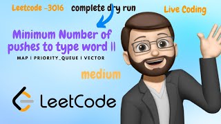 3016 Minimum Number of Pushes to Type Word II  editorial  map  priorityqueue  devwithcp [upl. by Zerk365]