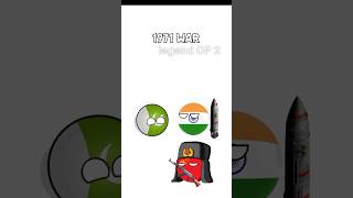 1971 war india vs pakistan countryballs india war1971 edit america countryballsanimationf [upl. by Blake]