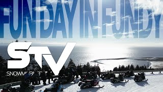 Snowmobiler Television Presents Fun Day in Fundy [upl. by Adnauq85]