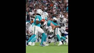 TEDDY BRIDGEWATER TO RIVER CRACRAFT FOR THE FIRST DOWN AT LVVSMIA  PRESEASON 2022 WEEK 2 [upl. by Nasya]