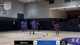 2024 BGR 19U NBA League Warriors Vs Knicks [upl. by Pollerd]