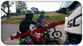 Sommer gegen Winter Ride or Die 15  burnout  Wheelietraining [upl. by Nayllij]