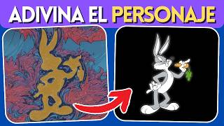 ADIVINA los PERSONAJES de CARICATURAS por la ilusión 📺🖼️ Quiz de Caricaturas  Adivina El Personaje [upl. by Anazraf]