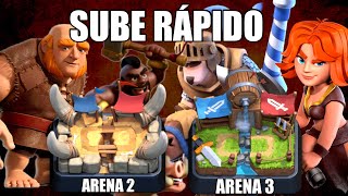 MEJORES MAZOS PARA ARENA 3 SIN LEGENDARIAS CLASH ROYALE 2024🏆 MEJOR MAZO PARA ARENA 3 2024 [upl. by Cheffetz979]