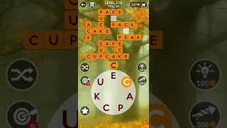 Wordscapes Level 574 Fall 14 Autumn Answers [upl. by Arondell]