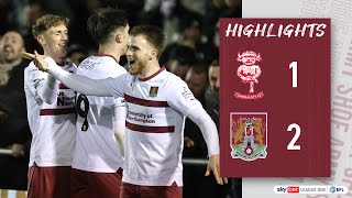 HIGHLIGHTS Lincoln City 1 Northampton Town 2 [upl. by Aynatal]