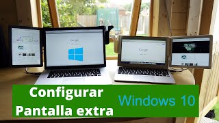 Configurar dos pantallas en Windows 10 [upl. by Tabitha]