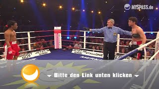 Promiboxen  Mola Adebisi knockt Sebastian Deyle aus [upl. by Alverson]