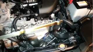 2011 Nissan Rogue SUV  Checking Engine Oil Level on Dipstick After Oil Change amp Filter Replacement [upl. by Kiker]