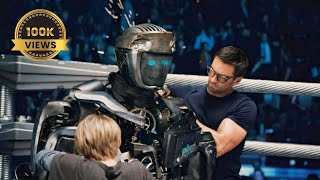 Is Aadmi k Robot ne World Championship Jeet li  Real Steel 2011 Full Movie Explanation  Review [upl. by Htor]