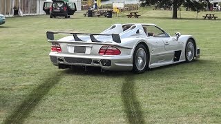 Mercedes CLK GTR Rally Stage and CRAZY Powerslides [upl. by O'Mahony345]