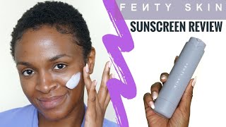 Fenty Skin Hydra Vizor Hydrating Sunscreen SPF 30 Review amp Demo [upl. by Atirahs369]