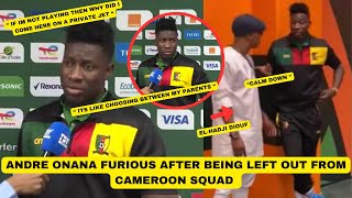 Andre Onana Opens Up About Him Being Left Out From Cameroon Squad [upl. by Allene]