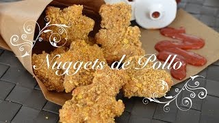 Nuggets de Pollo con Rebozado Crujiente  Como hacer Nuggets de Pollo  Nuggets de Pollo Thermomix [upl. by Jahdai]