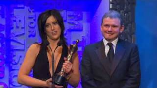 IFTA Winner 2008  The Podge amp Rodge Show Best Entertainment accpeted by Lucy Kennedy [upl. by Natam]