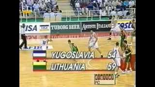 YugoslaviaLithuania9690Final02071995Eurobasket [upl. by Wachter]