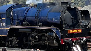 Warrnambool Train Station  steam train  steamrail  Victoria [upl. by Keefer869]