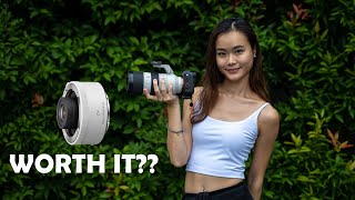 Sony 2x Teleconverter Product Review  Does it really degrade image quality and auto focus [upl. by Eelegna]