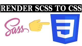 Render SCSS to CSS Nodejs  SCSS Tutorials For FrontEnd Web Development [upl. by Bohs971]