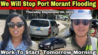 Eastern St Thomas MP amp CHEC Promised To Fix Port Morant Sq Flooding Starting Friday Sept 27 2024 [upl. by Cyndi367]