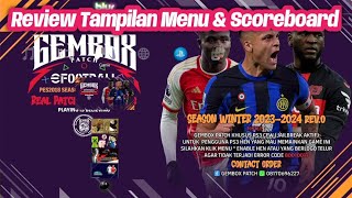 Review tampilan Menu amp Scoreboard GEMBOX PATCH WINTER 2024 [upl. by Eelesor]