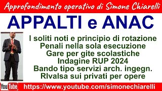 ANAC e APPALTI recenti provvedimenti dellAutorità di vigilanza  commento 432024 [upl. by Rialb]