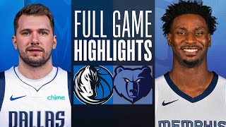 MAVERICKS at GRIZZLIES  FULL GAME HIGHLIGHTS  December 11 2023 [upl. by Nsaj]