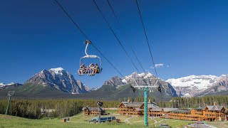 See Canada’s legendary Lake Louise from the sky [upl. by Keithley]