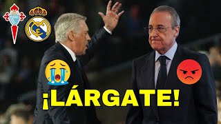 ENCONTRONAZO EN BALAÍDOS  FLORENTINO A ANCELOTTI EL MARTES TU ÚLTIMO PARTIDO [upl. by Eanore119]