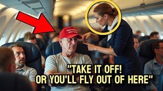 Flight Attendant Kicked Out Republican In MAGA Hat Not Knowing He Owns The Airline [upl. by Leanard]