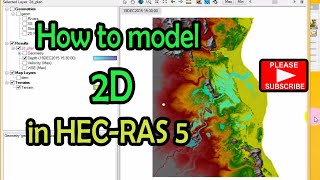 2d flood modeling in hecras using precipitation as sole input [upl. by Dunseath]