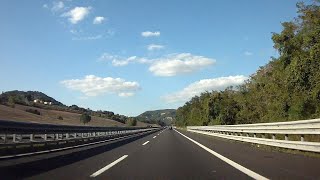 Italy A1 Orte  Valdichiana Autostrada del Sole [upl. by Eceinhoj906]