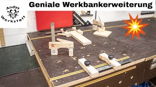 Geniale Werkbank Erweiterung für Spannelemente [upl. by Hamil]