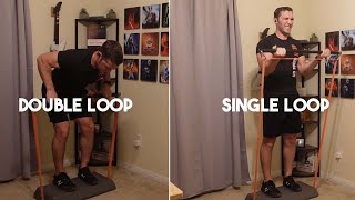 Loop OR Tube Resistance Bands  Why I Prefer Loop Bands For My Home Workouts [upl. by Boaten]