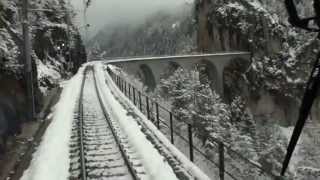 Landwasser viaduct run HD [upl. by Sarid]