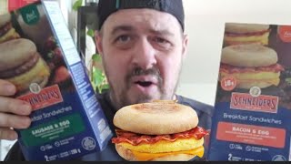 SCHNEIDERS💥 BREAKFAST SANDWICH💥MUKBANG  REVIEW SCHNIDERS breakfast REVIEW canada [upl. by Aneed681]