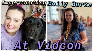 Impersonating Molly Burke at Vidcon Vlog W82 [upl. by Dleifniw]