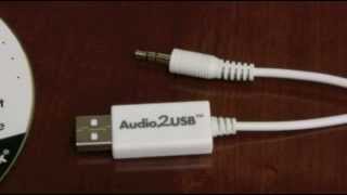 35mm Audio To USB Cable Adapter [upl. by Lindo]