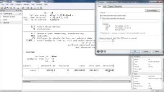 Calculate incidence rates and incidencerate ratios for survival data using Stata® [upl. by Durwin]