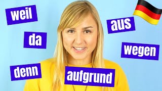 Wie formt man Kausalsätze und Adverbiale um Deutsche Grammatik B1 B2 [upl. by Eynaffit]