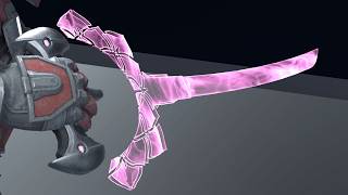 Tenrai Energy Sword  Halo Animation Blender [upl. by Tito]