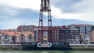 Vizcaya Bridge in Bilbao Spain  May 2022 [upl. by Hendry752]